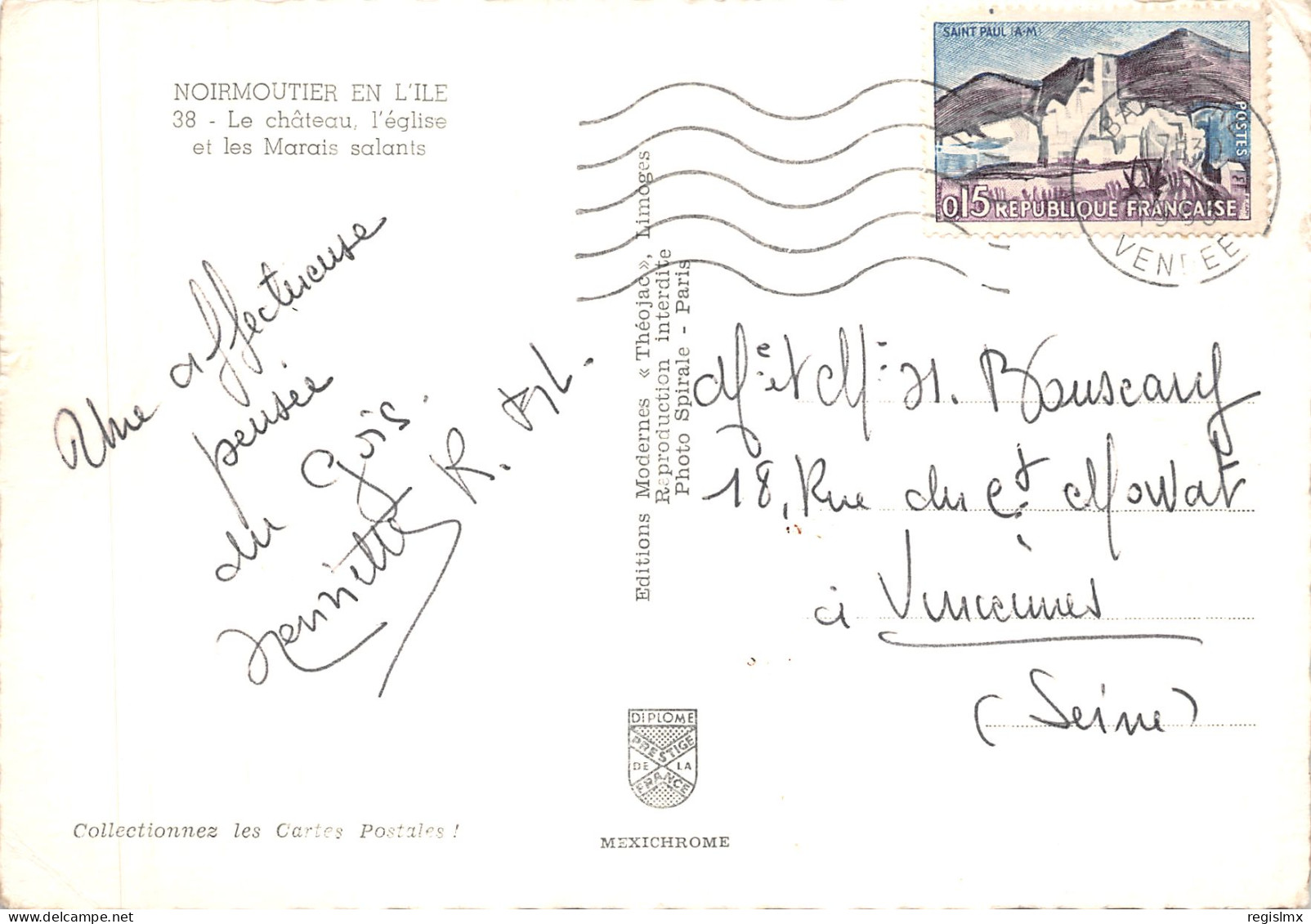 85-ILE DE NOIRMOUTIER-N°T574-C/0251 - Ile De Noirmoutier