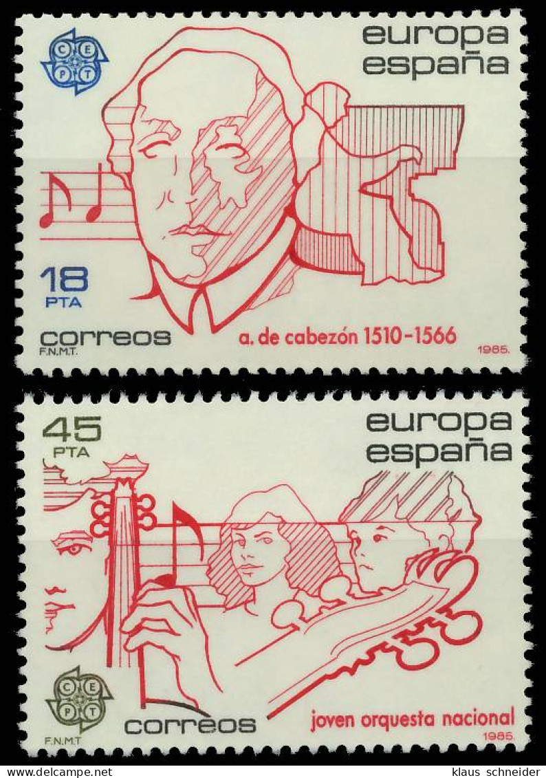 SPANIEN 1985 Nr 2671-2672 Postfrisch S1F0EEE - Ungebraucht