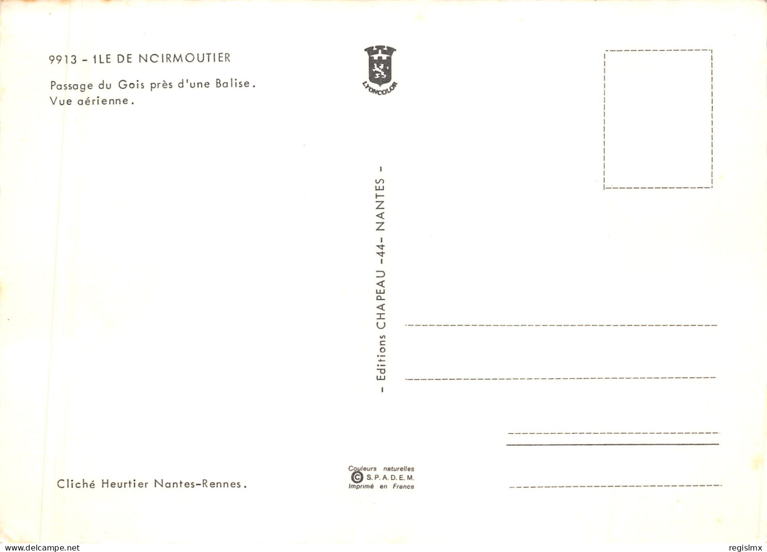 85-ILE DE NOIRMOUTIER-PASSAGE DU GOIS-N°T574-C/0215 - Ile De Noirmoutier