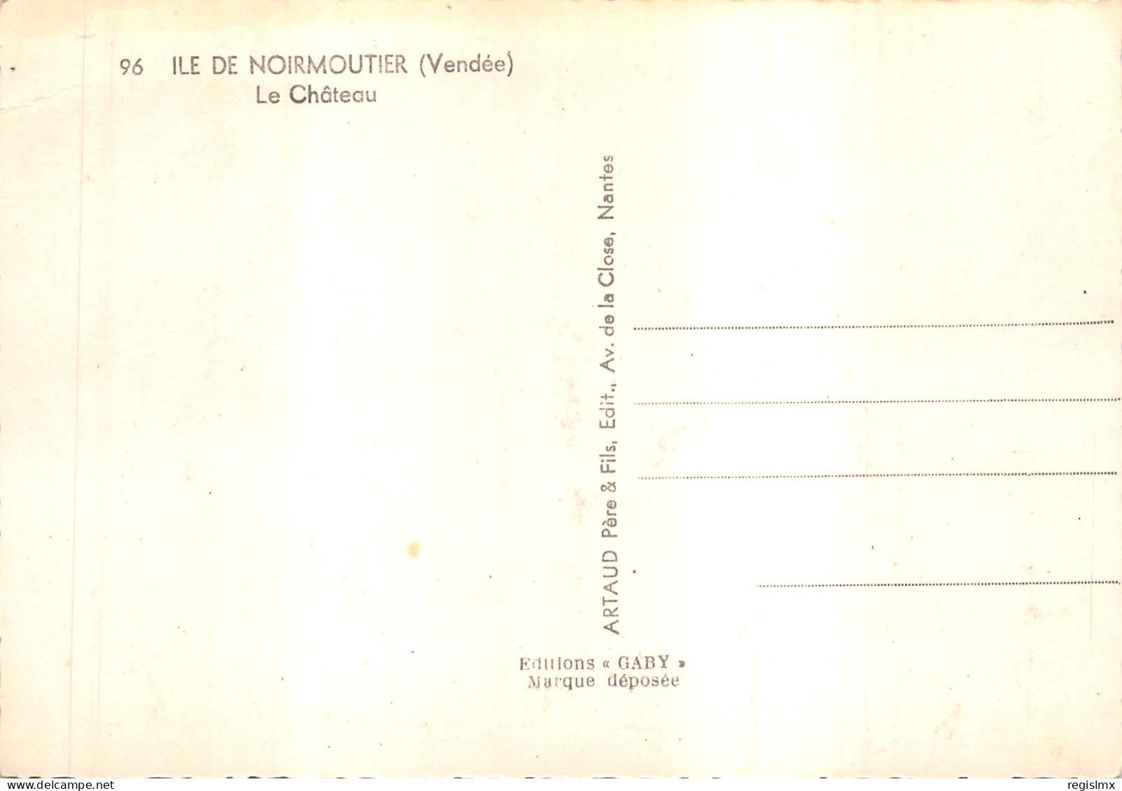 85-ILE DE NOIRMOUTIER-N°T574-C/0199 - Ile De Noirmoutier