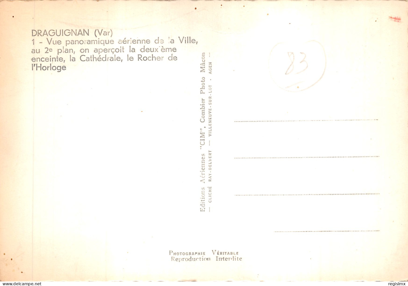 83-DRAGUIGNAN-N°T574-C/0057 - Draguignan