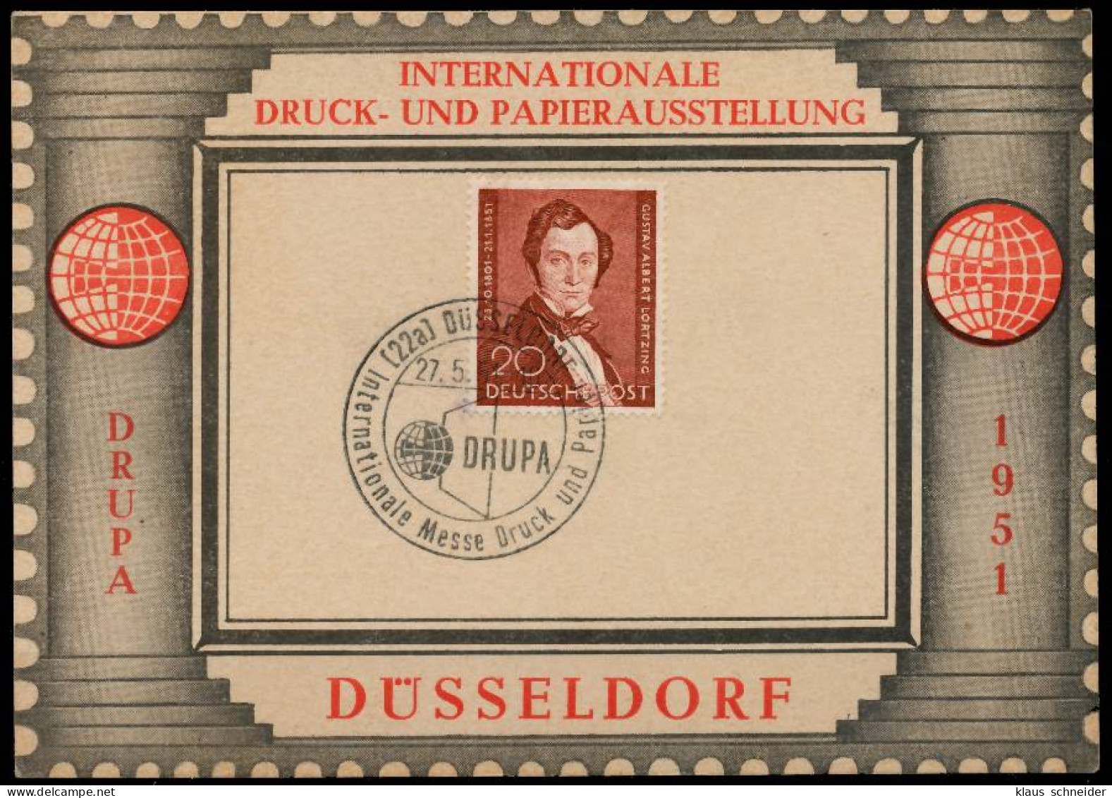 BERLIN 1951 Nr 74 BRIEF SB X5BED62 - Covers & Documents