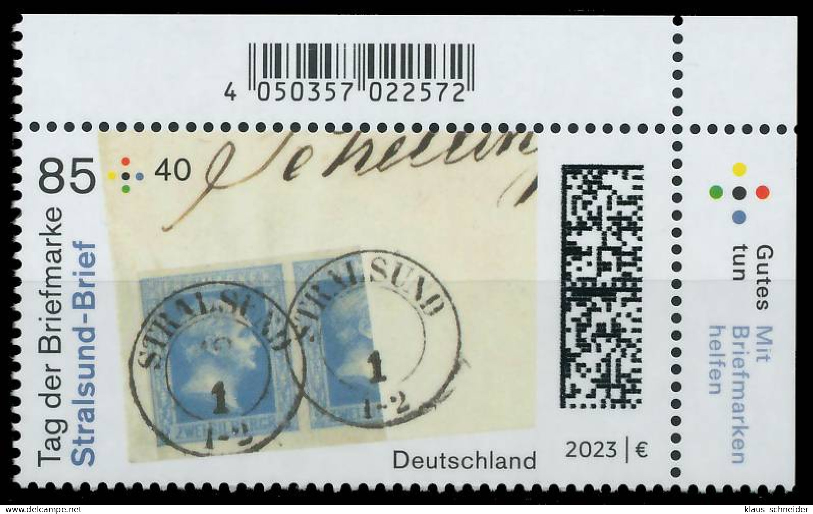 BRD BUND 2023 Nr 3752 Postfrisch ECKE-ORE X5BEE36 - Unused Stamps