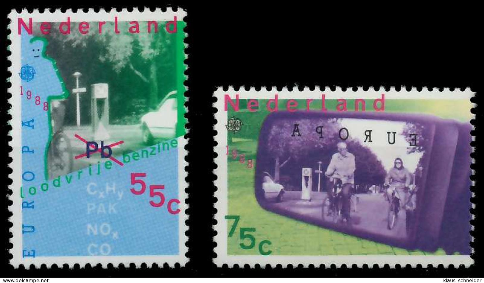 NIEDERLANDE 1988 Nr 1343-1344 Postfrisch S1F9482 - Nuovi