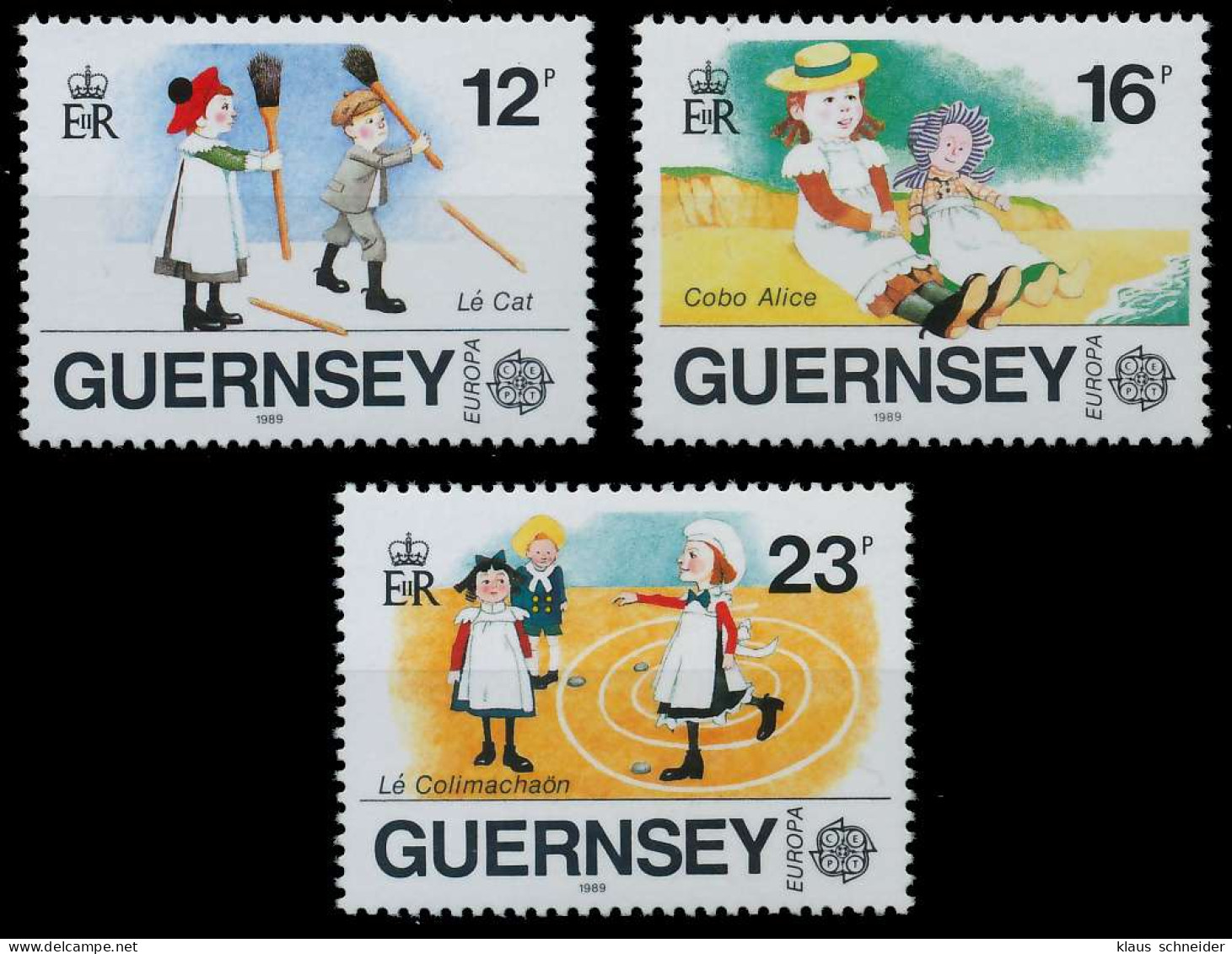 GUERNSEY 1989 Nr 449-451 Postfrisch S1FD0DA - Guernesey