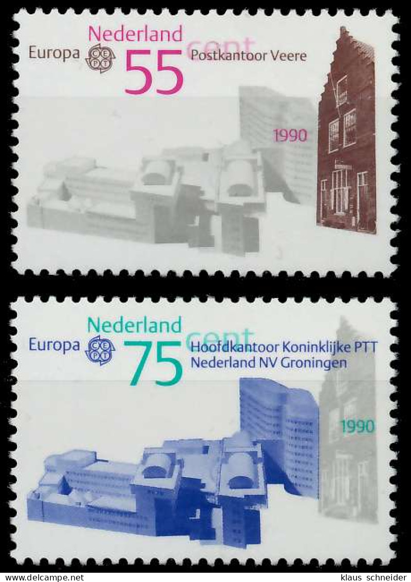 NIEDERLANDE 1990 Nr 1386-1387 Postfrisch S1FD822 - Unused Stamps