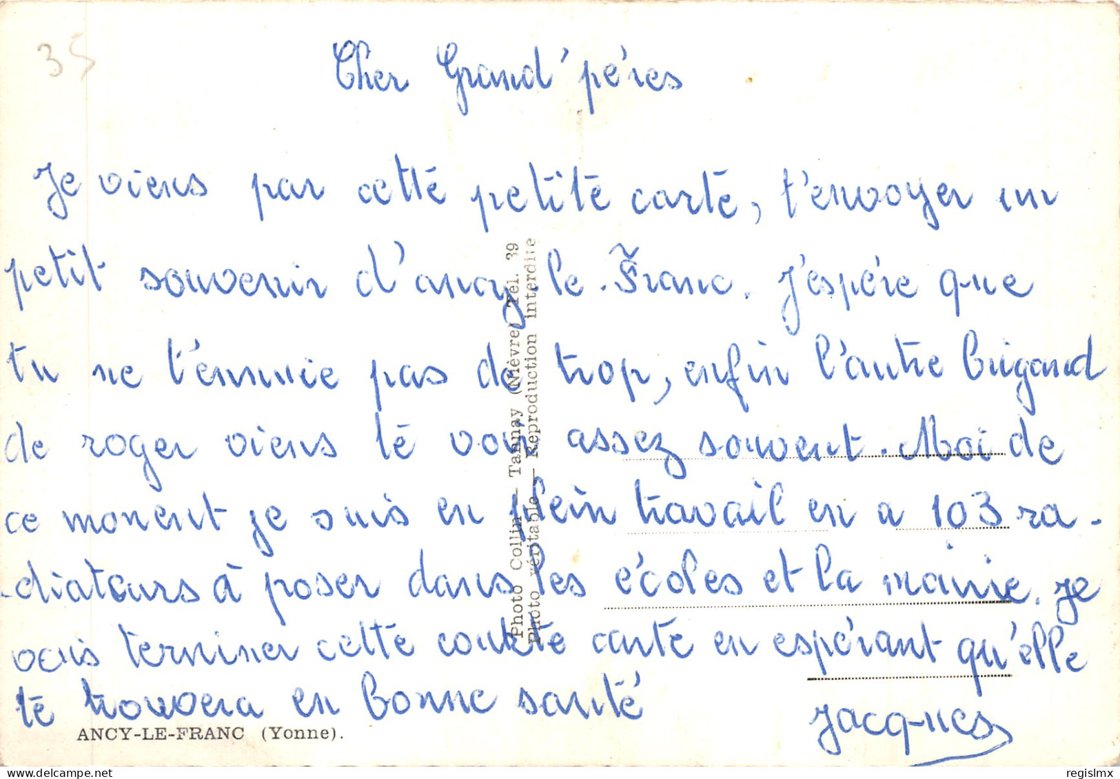 89-ANCY LE FRANC-N°T575-A/0033 - Ancy Le Franc