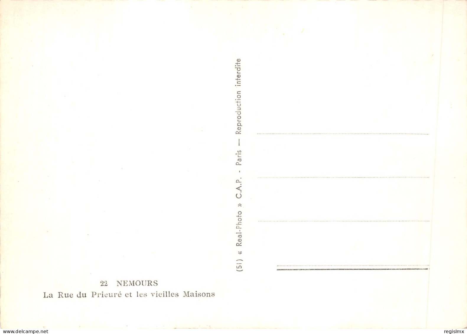 89-NEMOURS-N°T575-A/0009 - Andere & Zonder Classificatie