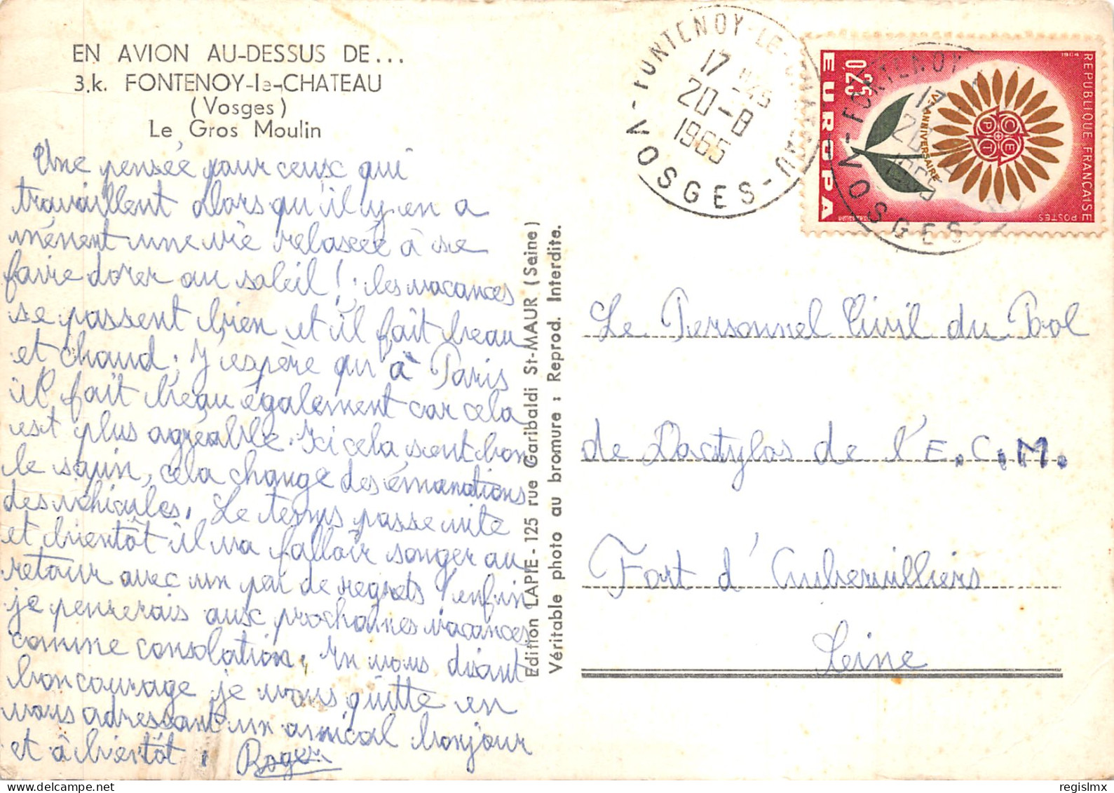 88-FONTENOY LE CHÂTEAU-N°T574-D/0325 - Autres & Non Classés