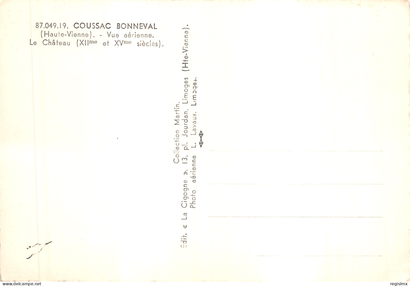 87-COUSSAC BONNEVAL-N°T574-D/0117 - Andere & Zonder Classificatie