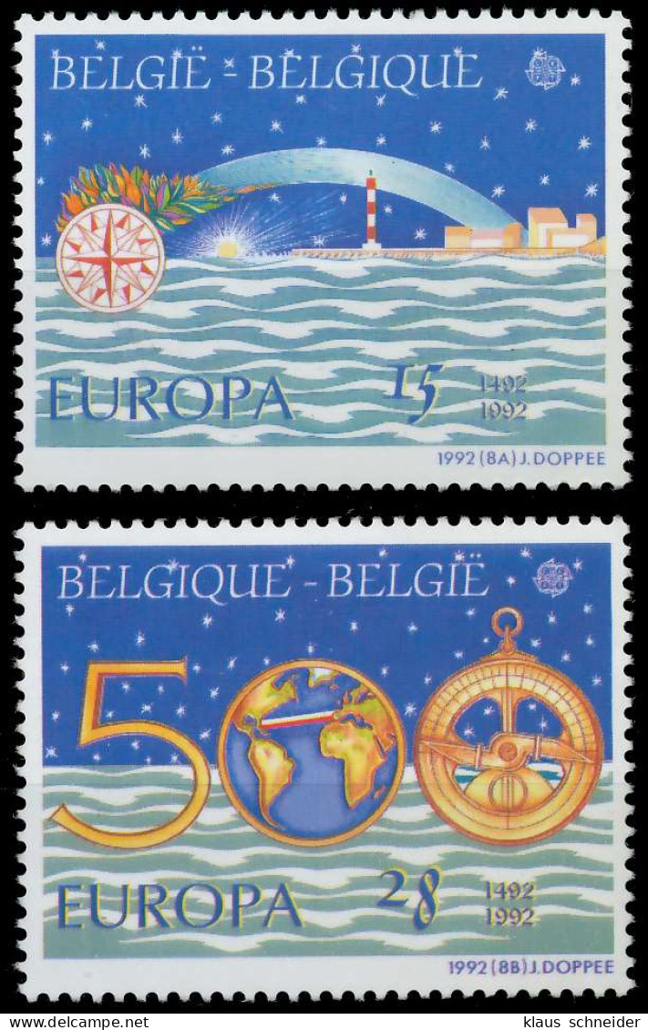 BELGIEN 1992 Nr 2506-2507 Postfrisch S20701E - Unused Stamps