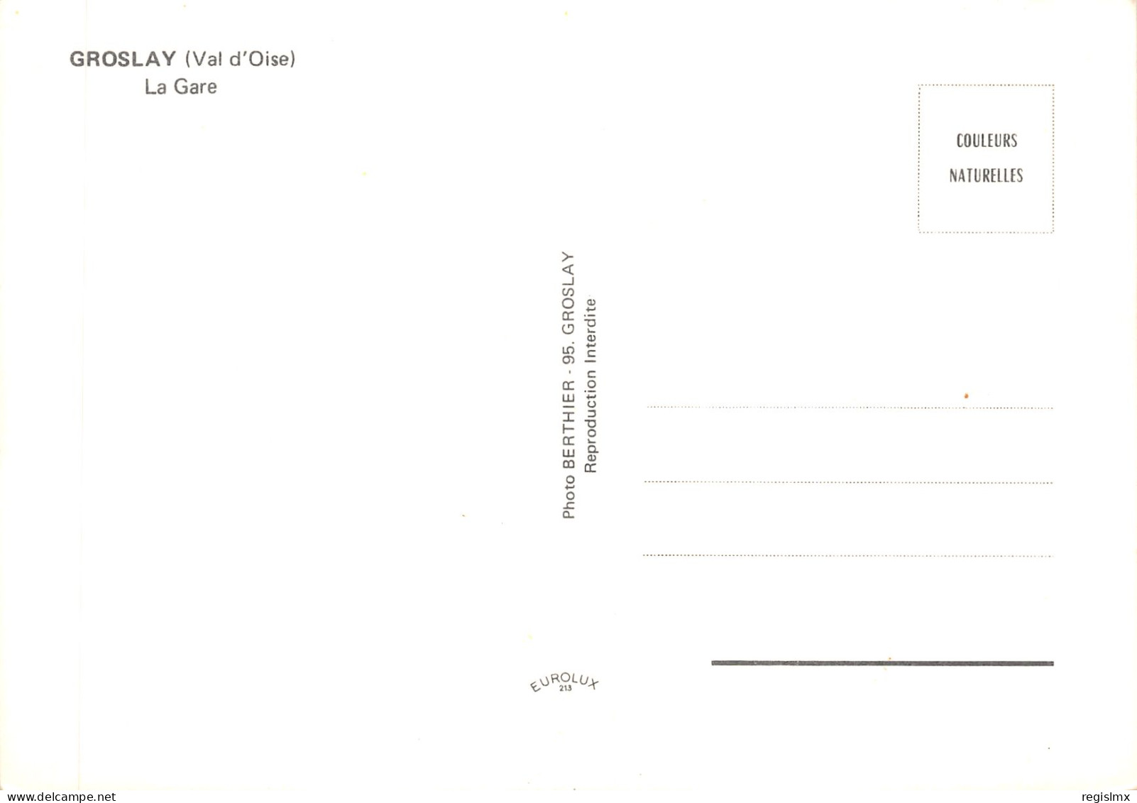 95-GROSLAY-N°T575-C/0183 - Groslay