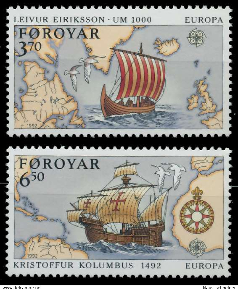 FÄRÖER 1992 Nr 231-232 Postfrisch S2070A6 - Färöer Inseln