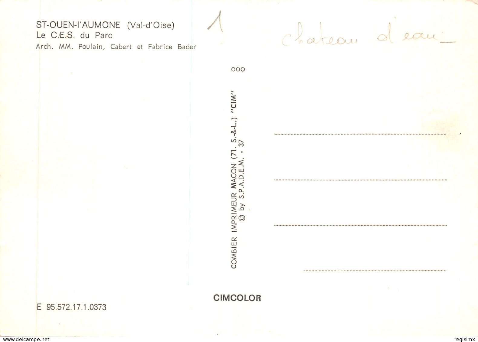 95-SAINT OUEN L AUMONE-N°T575-C/0153 - Saint-Ouen-l'Aumône