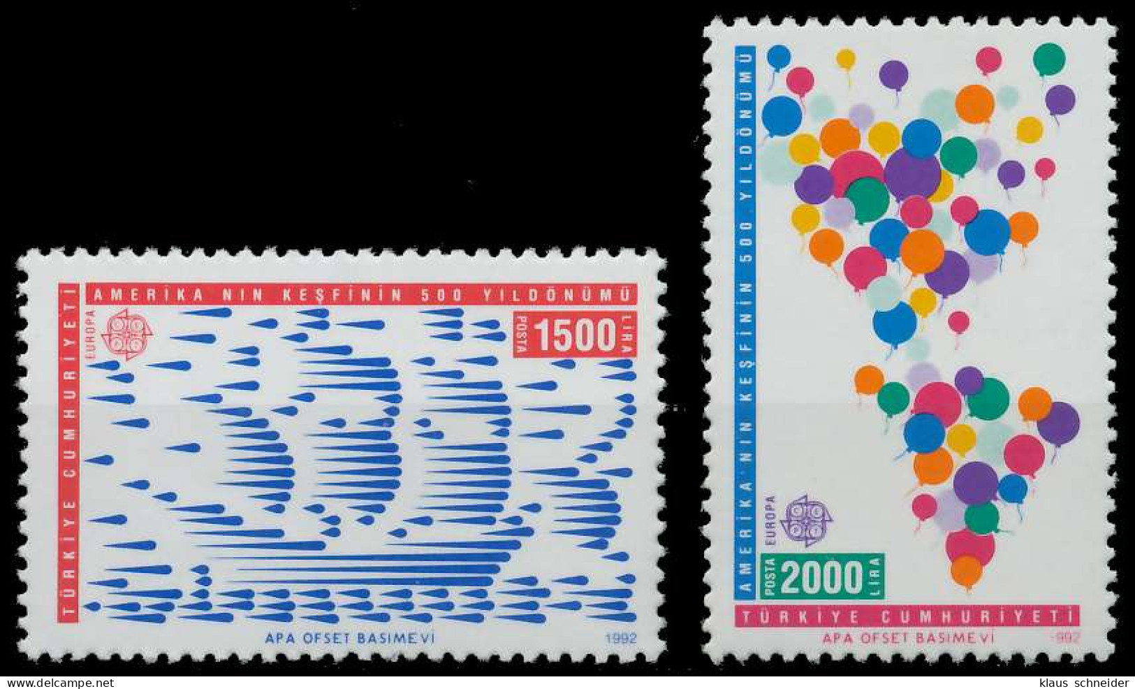 TÜRKEI 1992 Nr 2947-2948 Postfrisch S20767E - Neufs