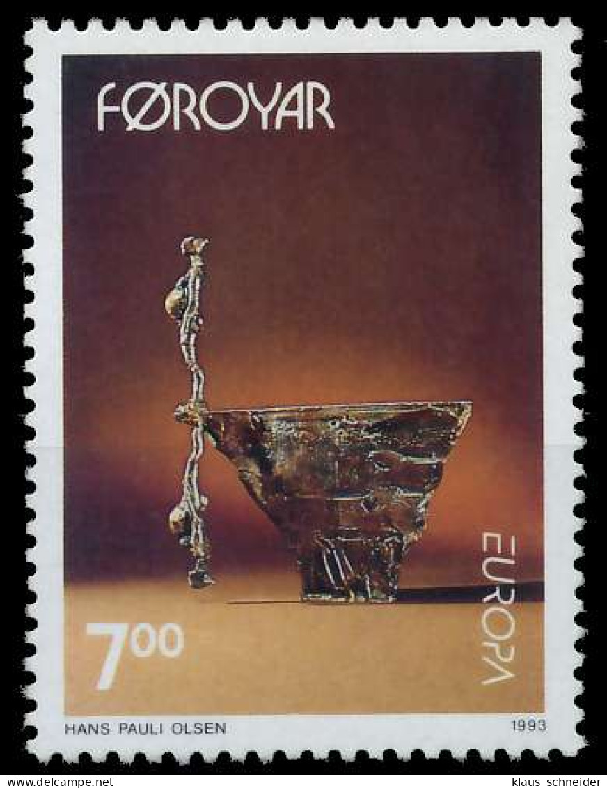 FÄRÖER 1993 Nr 249 Postfrisch S20A996 - Islas Faeroes