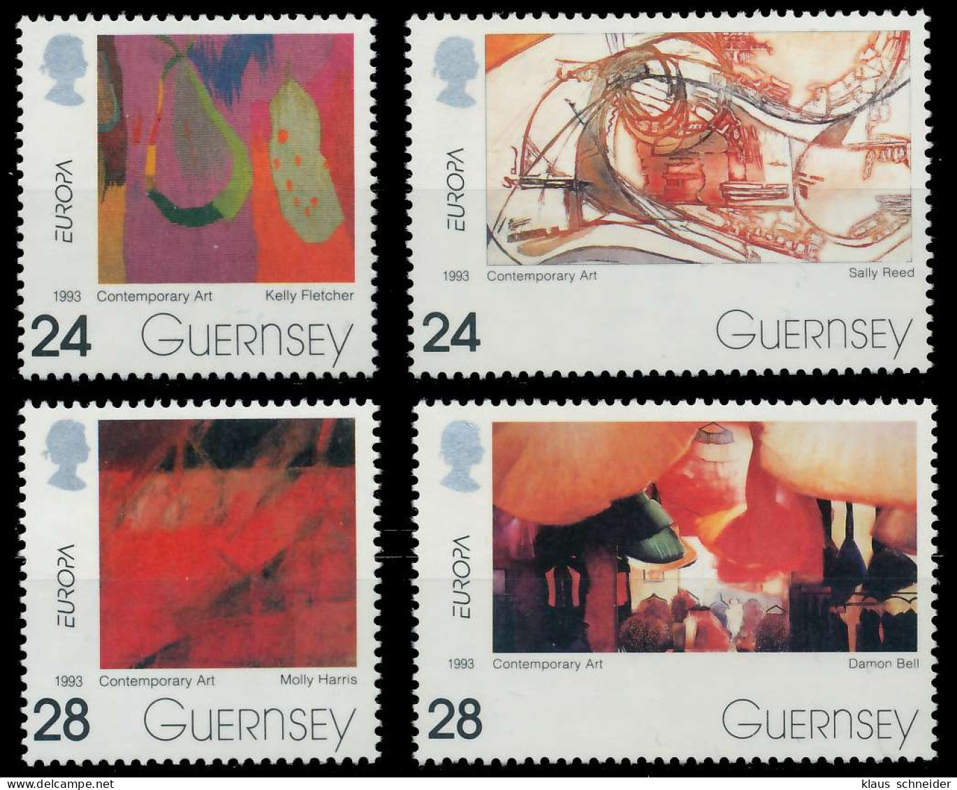 GUERNSEY 1993 Nr 608-611 Postfrisch S20AB0A - Guernesey