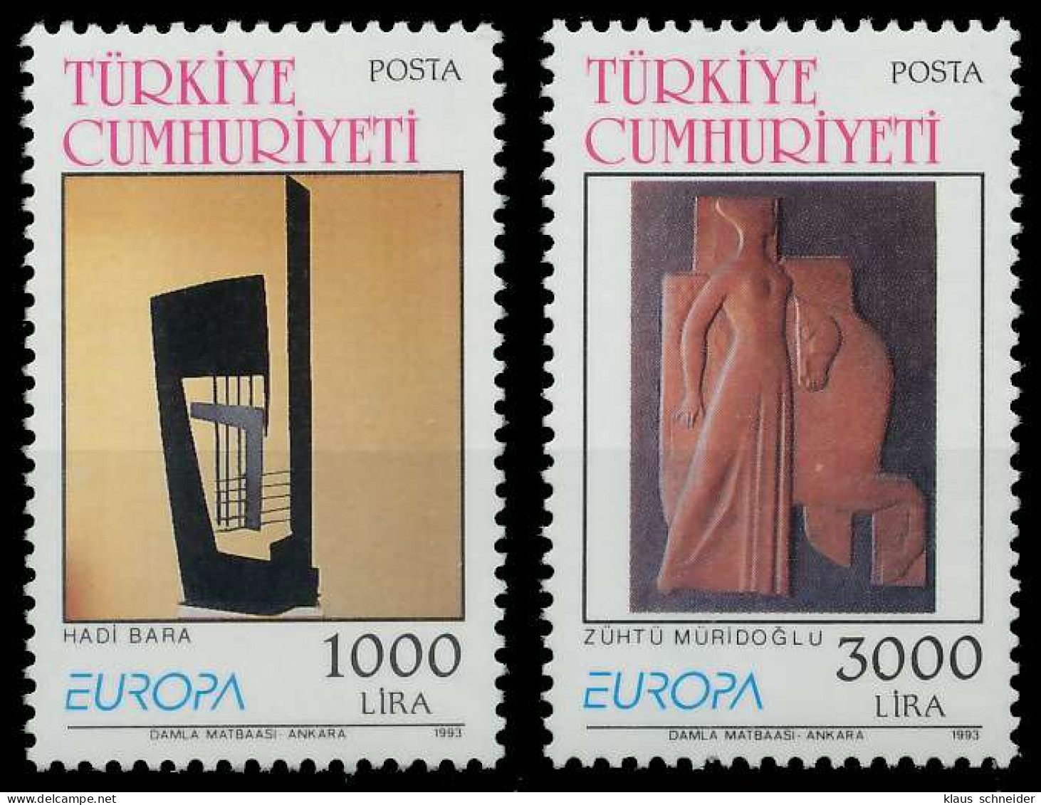 TÜRKEI 1993 Nr 2984-2983 Postfrisch S20AED2 - Unused Stamps