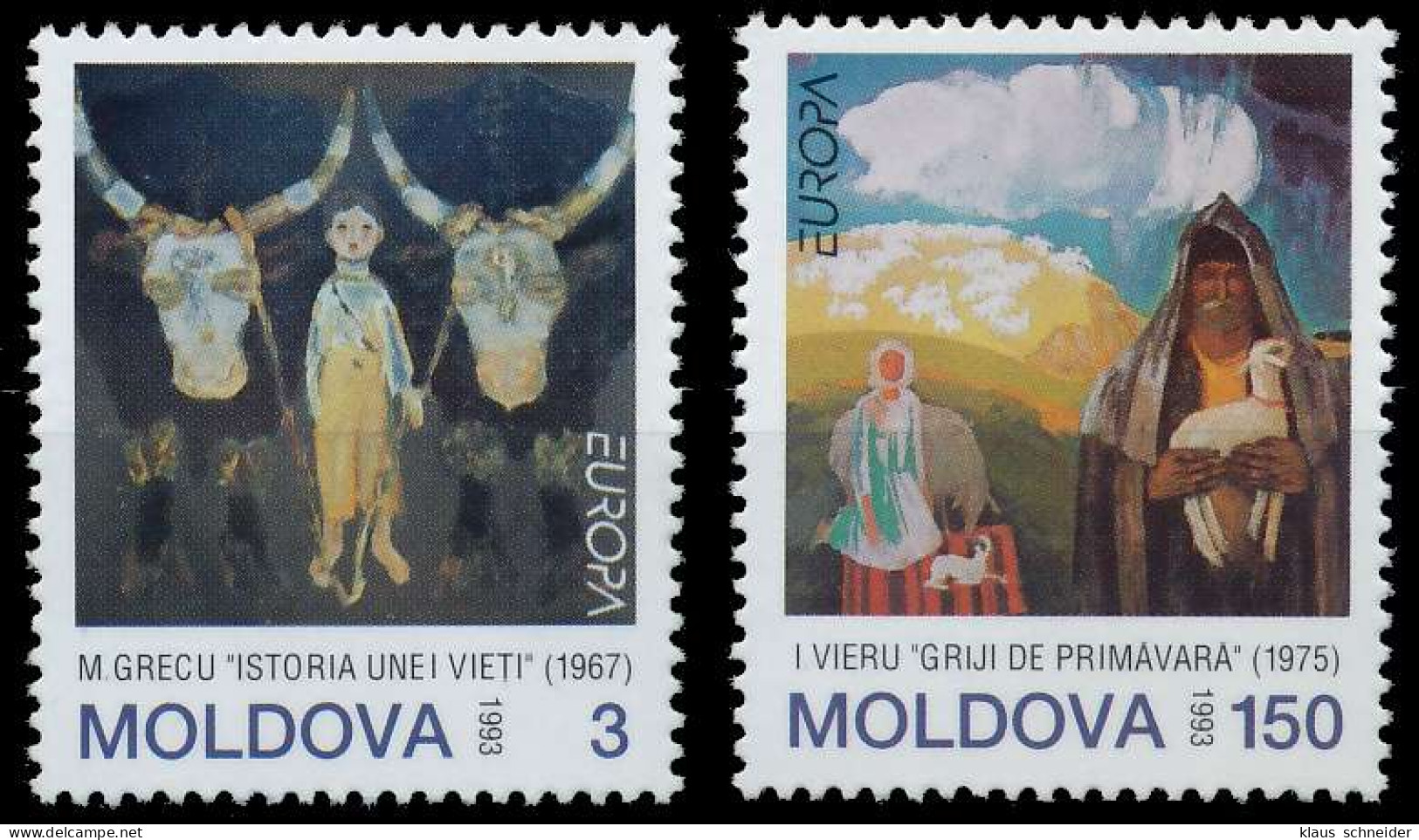 REPUBIK MOLDAU 1993 Nr 94-95 Postfrisch S20DEEA - Moldavie