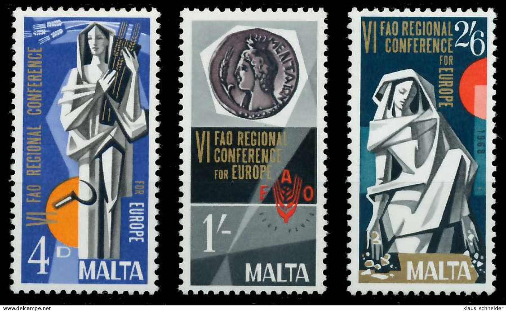 MALTA 1968 Nr 383-385 Postfrisch S20E54E - Malte