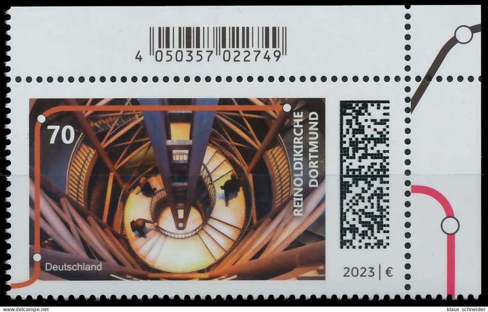 BRD BUND 2023 Nr 3759 Postfrisch ECKE-ORE X5E6DD6 - Unused Stamps