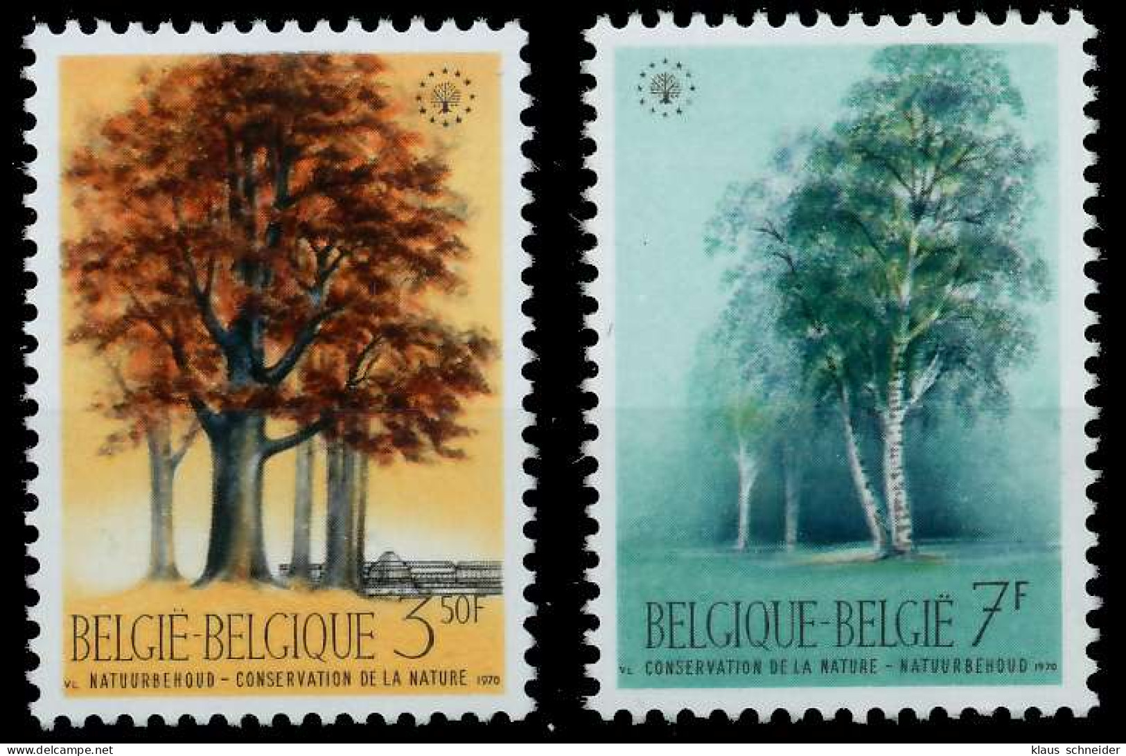 BELGIEN 1970 Nr 1583-1584 Postfrisch S216A2A - Ungebraucht