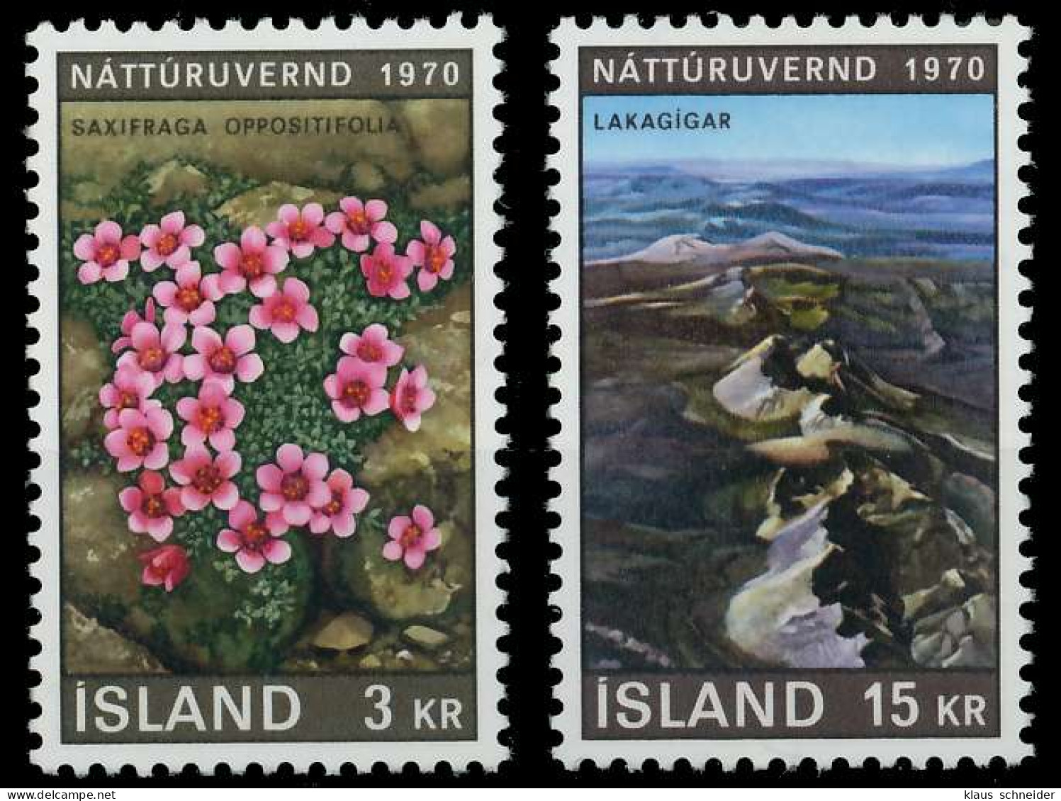 ISLAND 1970 Nr 447-448 Postfrisch S216AE6 - Neufs