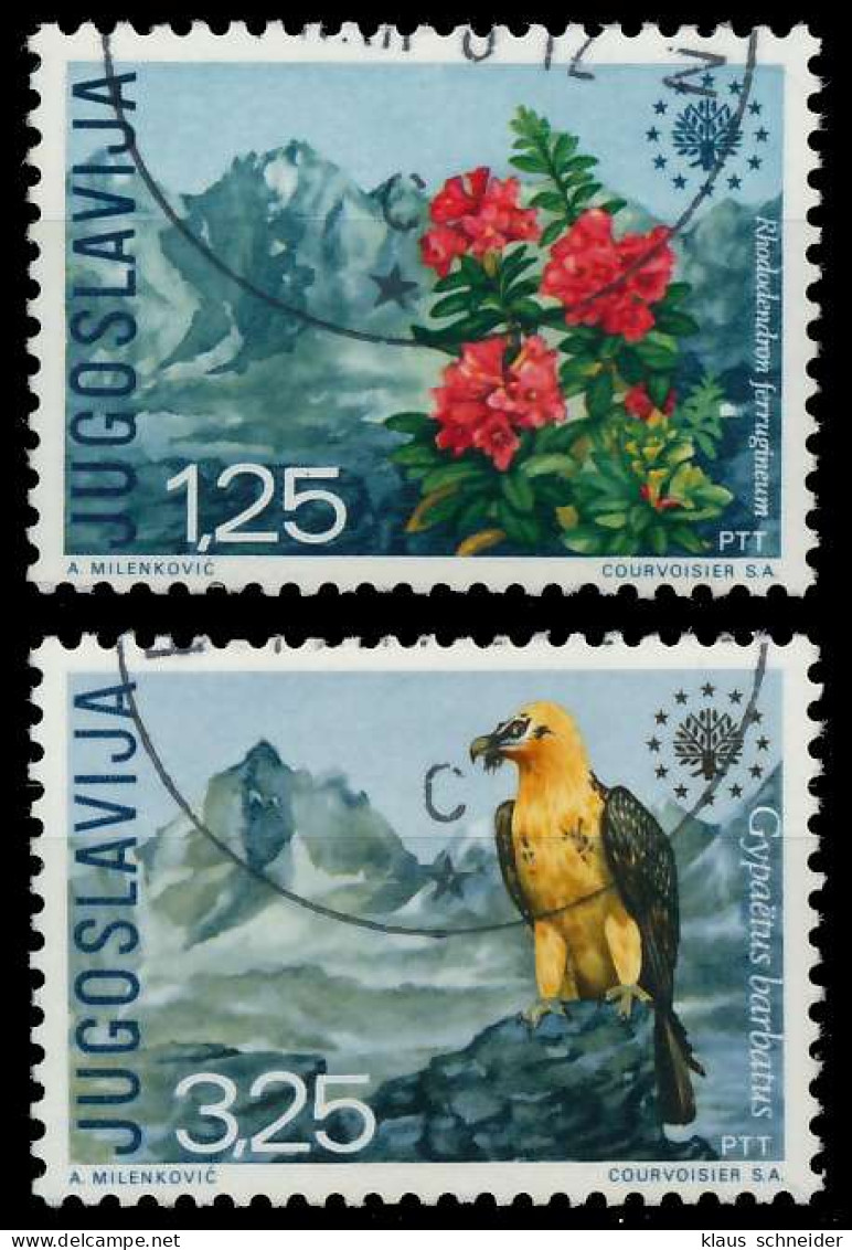 JUGOSLAWIEN 1970 Nr 1406-1407 Gestempelt X5E7102 - Used Stamps