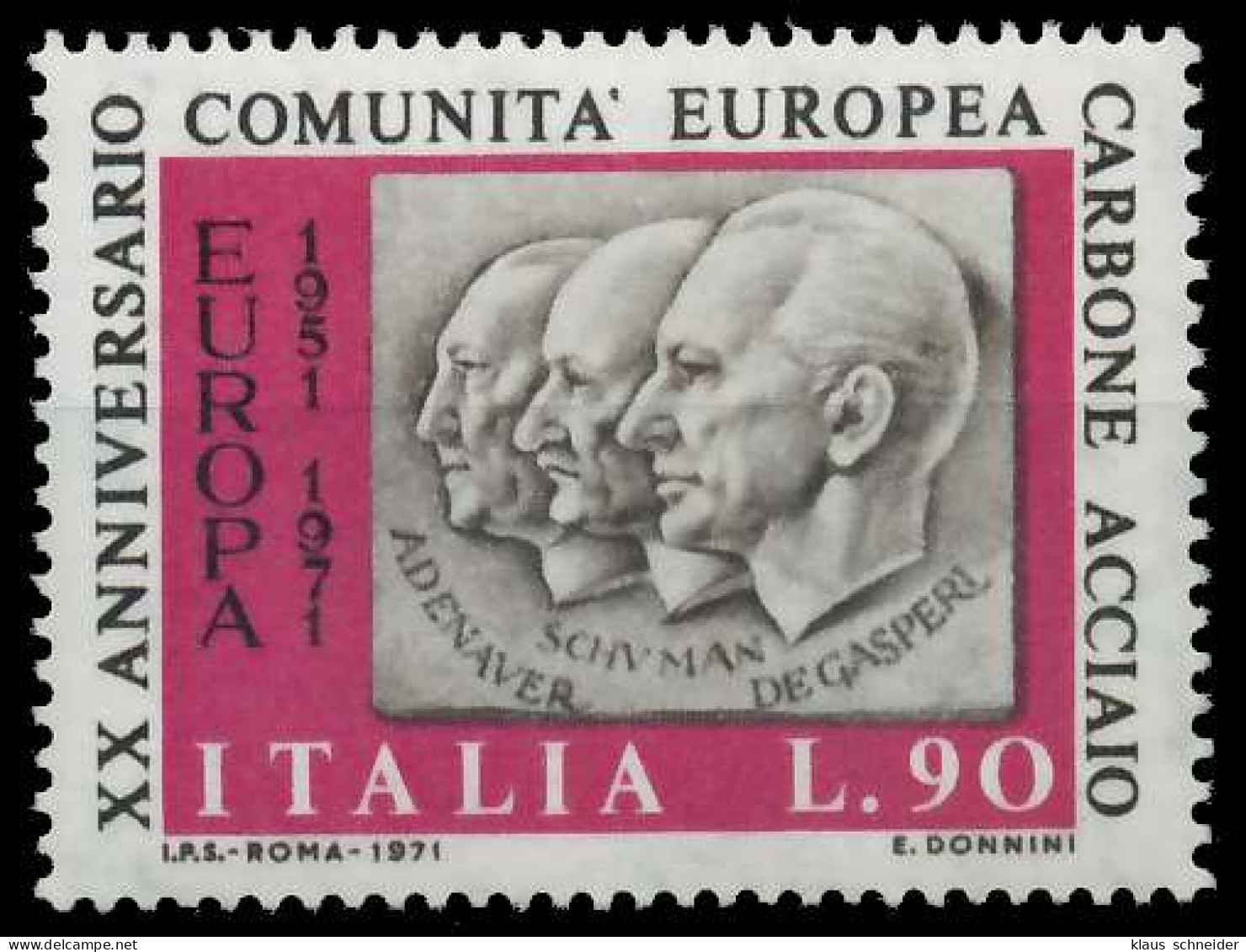 ITALIEN 1971 Nr 1334 Postfrisch S216D36 - 1971-80:  Nuovi