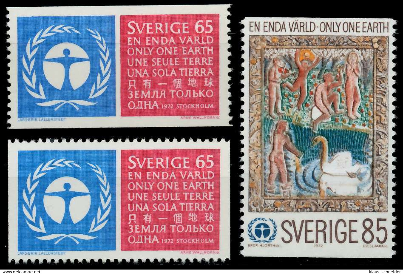 SCHWEDEN 1972 Nr 758A Und C-792 Postfrisch S21BDDE - Neufs