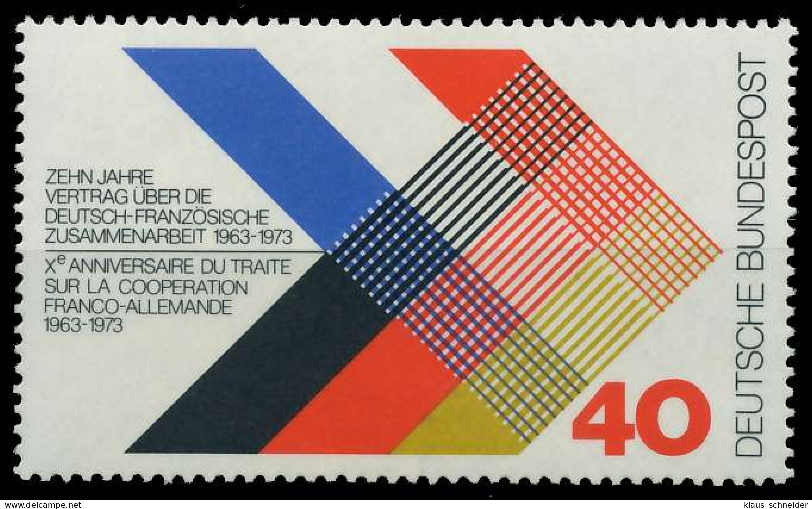 BRD BUND 1973 Nr 753 Postfrisch S21BE32 - Unused Stamps