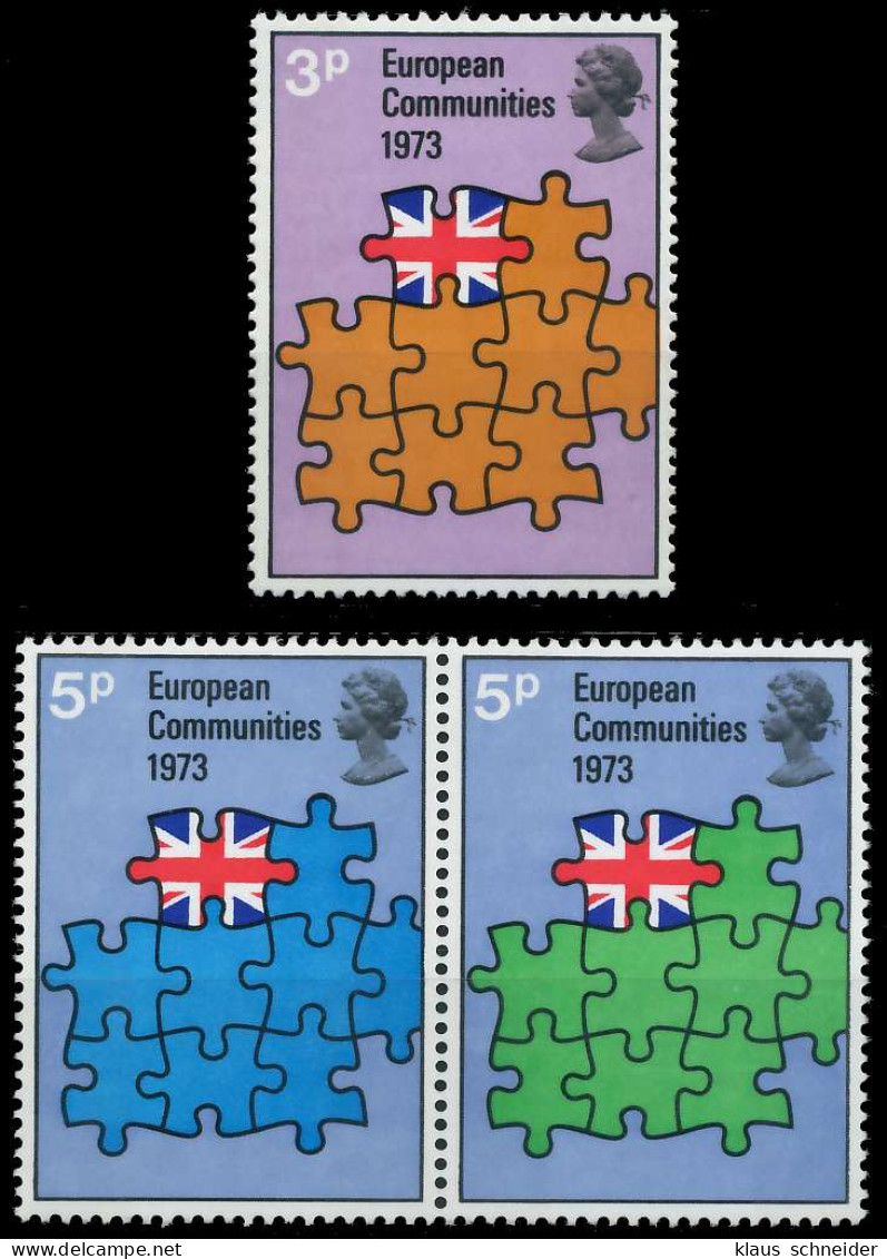 GROSSBRITANNIEN 1973 Nr 612-614mP Postfrisch S21BEFE - Unused Stamps