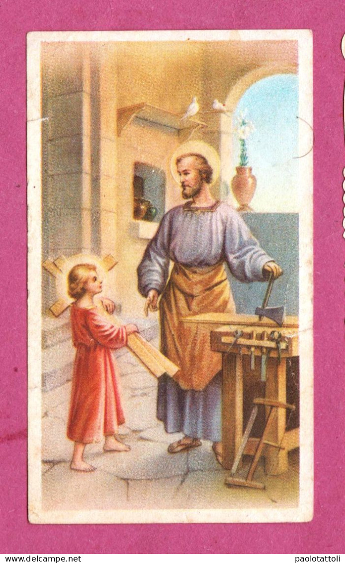 Holy Card, Santino- Orazione A San Giueseppe- Ed. GiN N° 3259 - 100x 57mm - Code OSG 3259MM - Devotion Images
