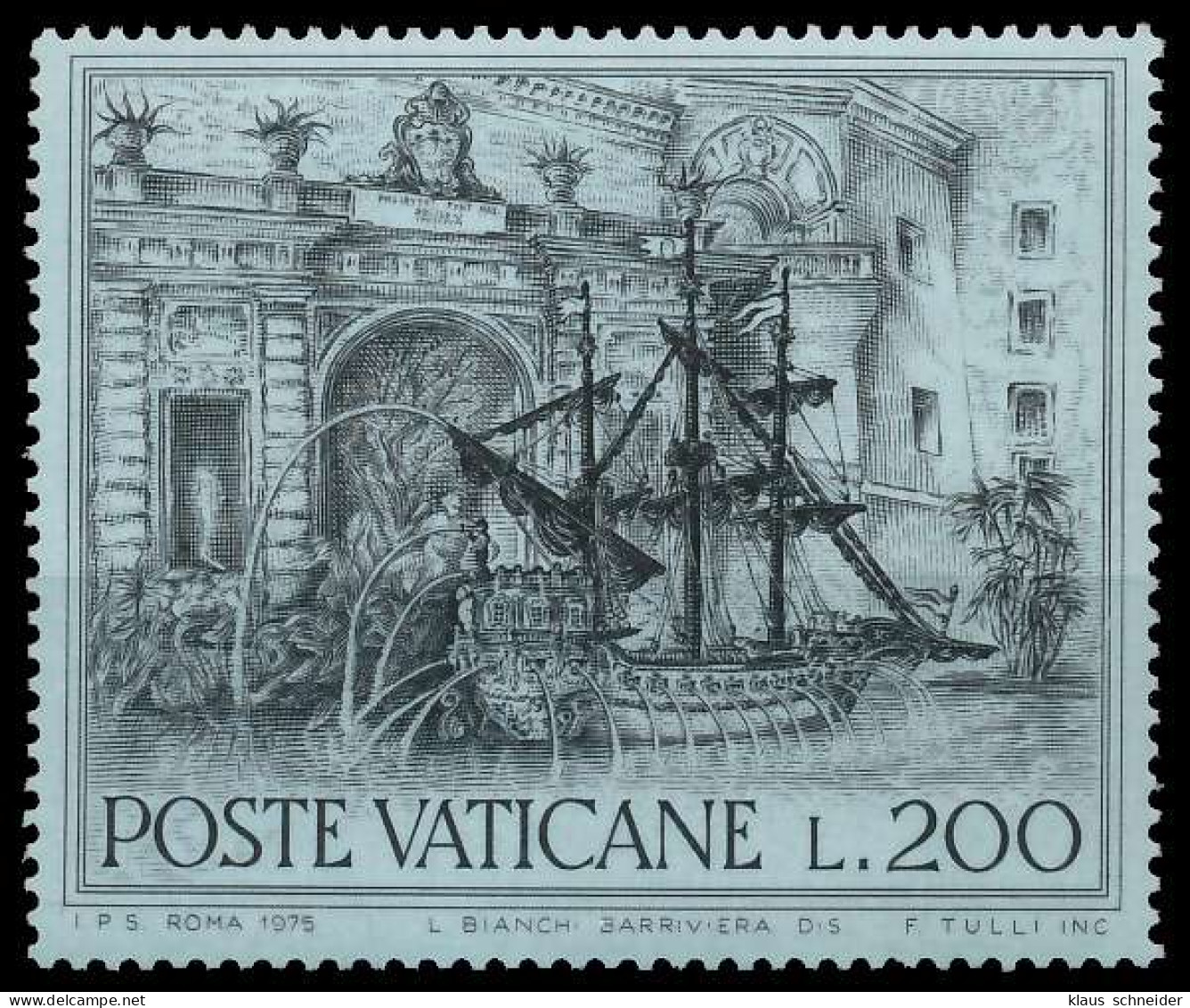 VATIKAN 1975 Nr 662 Postfrisch S21FCF6 - Unused Stamps