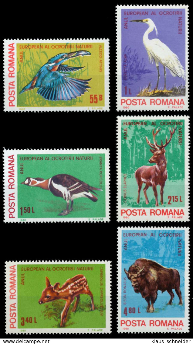 RUMÄNIEN 1980 Nr 3705-3710 Postfrisch S220412 - Unused Stamps