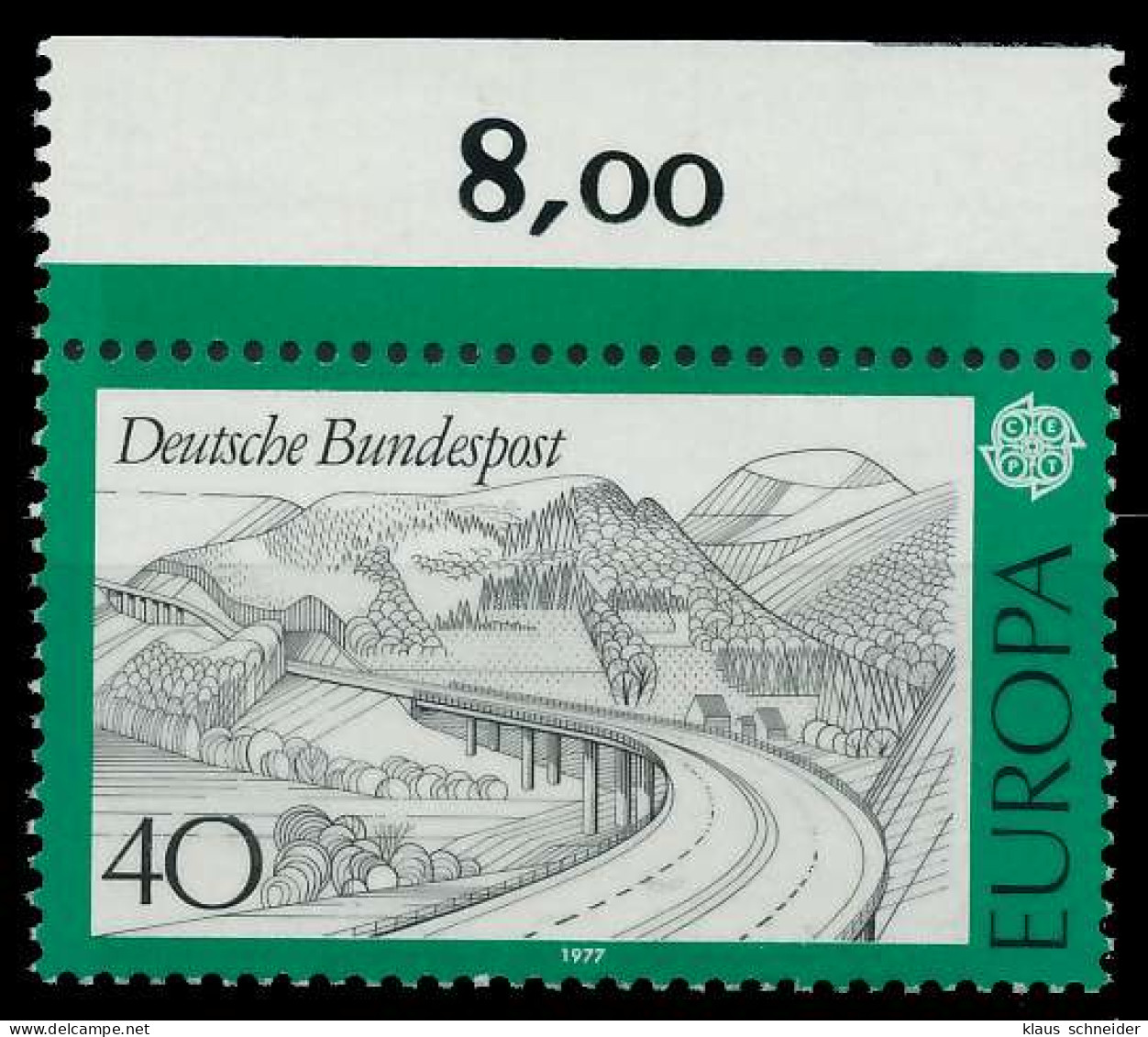 BRD BUND 1977 Nr 934 Postfrisch ORA X6004DE - Nuevos