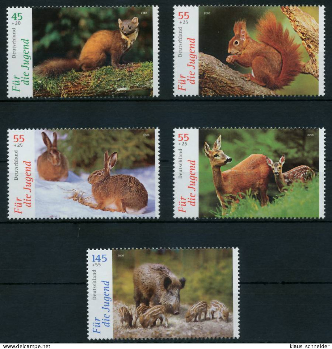 BRD BUND 2006 Nr 2539-2543 Postfrisch S2392AE - Unused Stamps