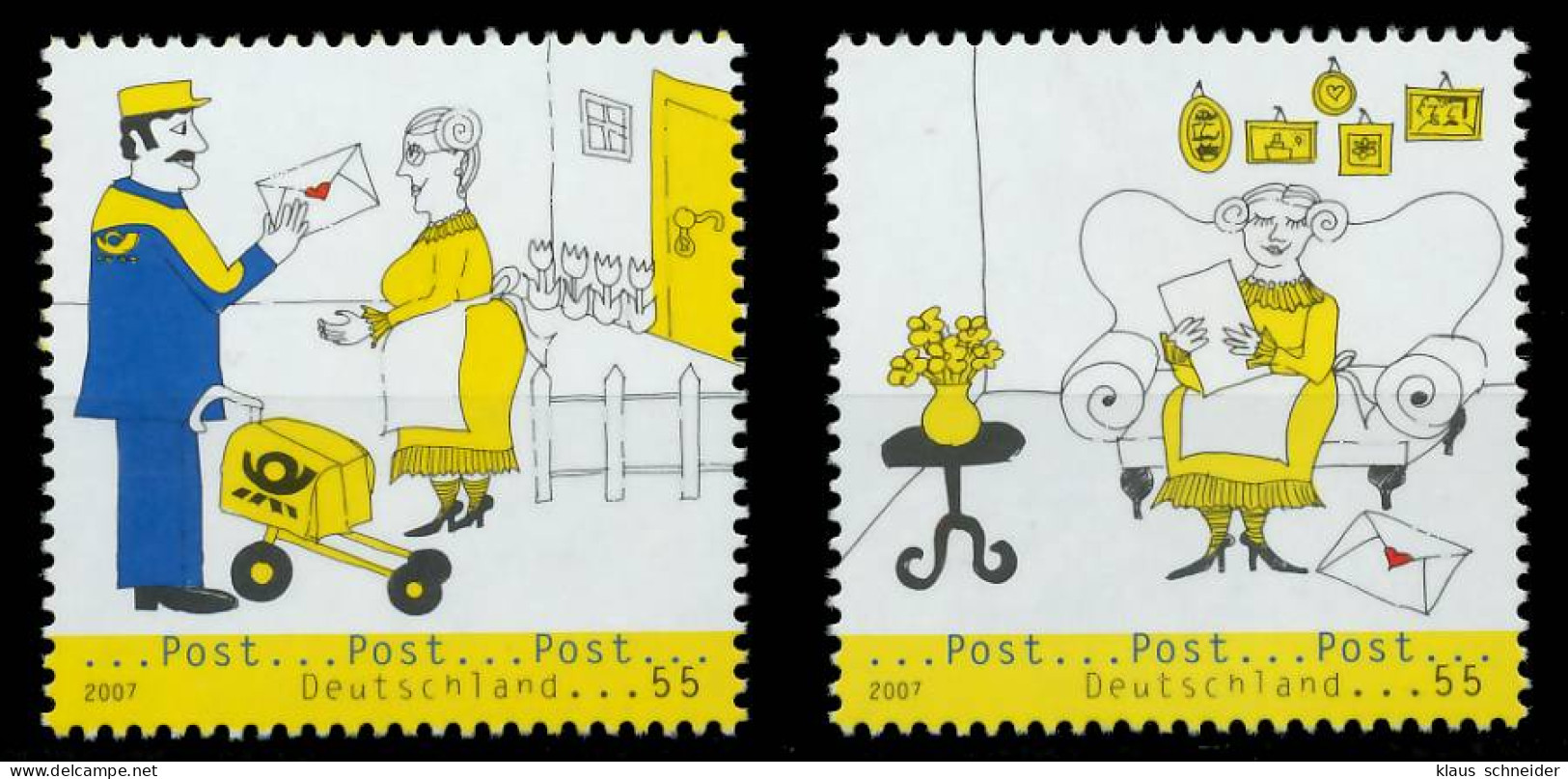 BRD BUND 2007 Nr 2620-2621 Postfrisch S2393AA - Unused Stamps