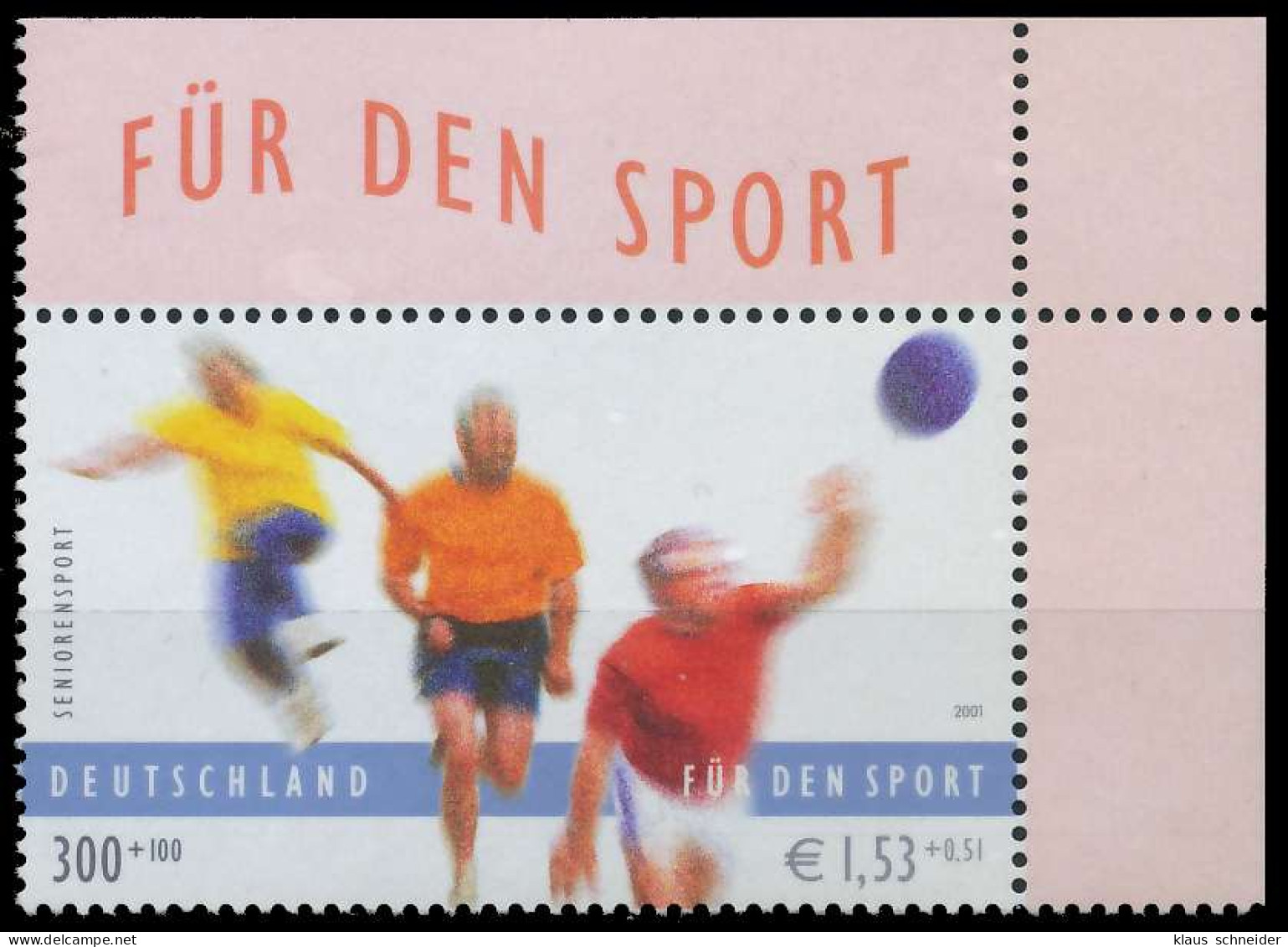 BRD BUND 2001 Nr 2168 Postfrisch ECKE-ORE X60ECC2 - Unused Stamps