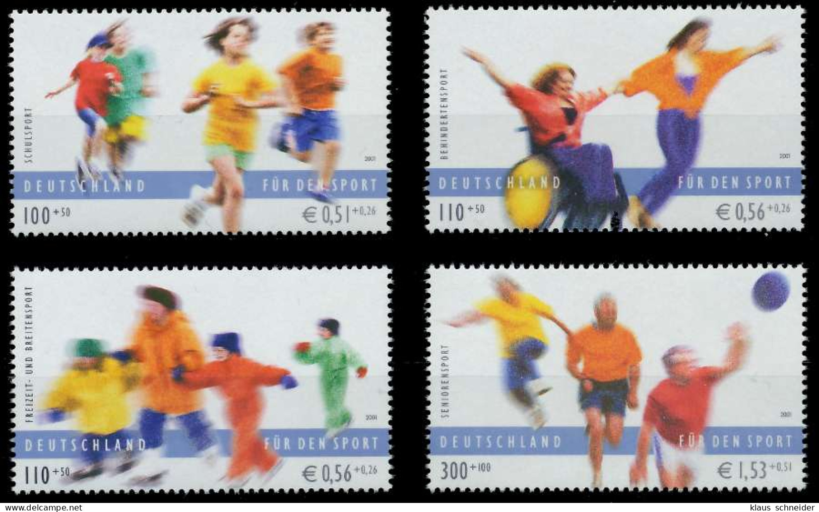 BRD BUND 2001 Nr 2165-2168 Postfrisch S2445CA - Unused Stamps