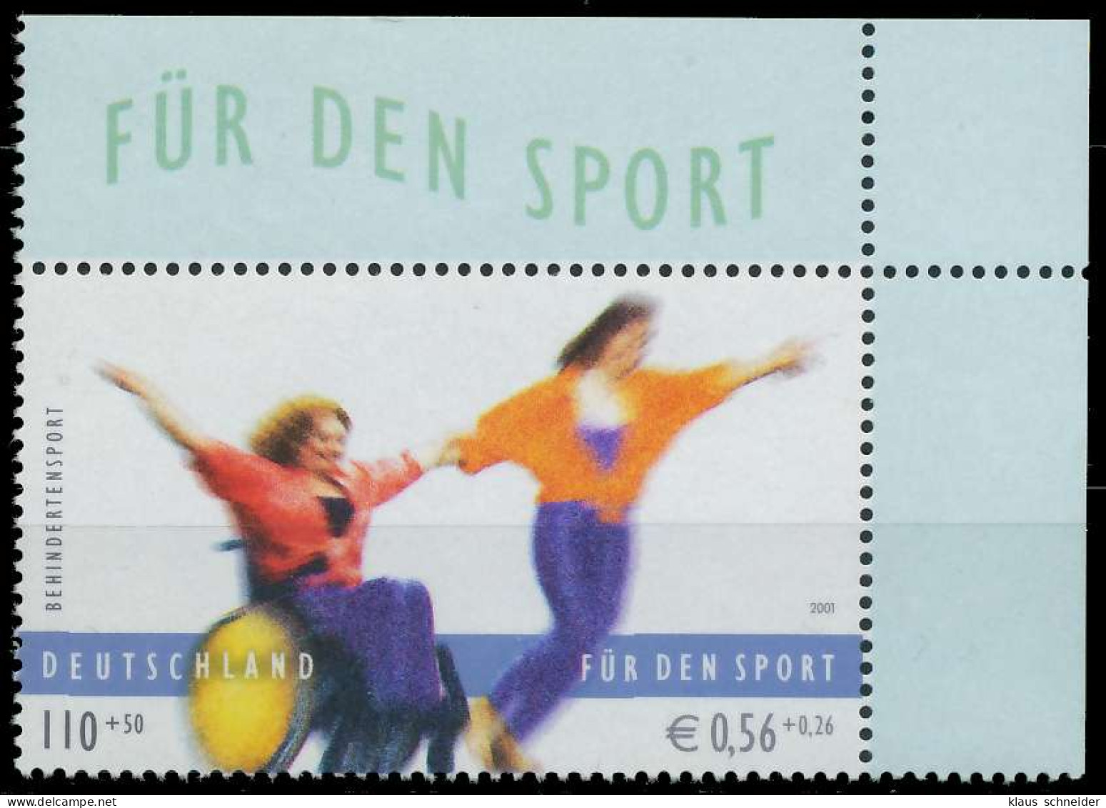 BRD BUND 2001 Nr 2166 Postfrisch ECKE-ORE X60EC8A - Unused Stamps