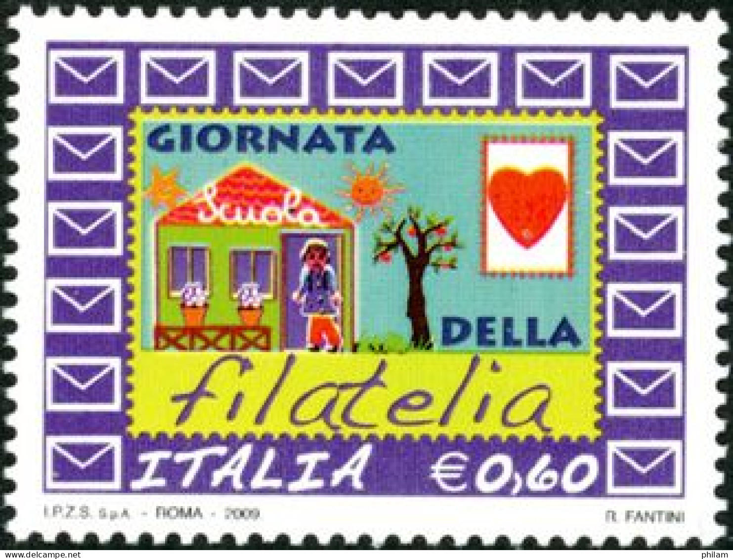 ITALIE 2009-Journée De La Philatélie-1 V. - 2001-10: Neufs