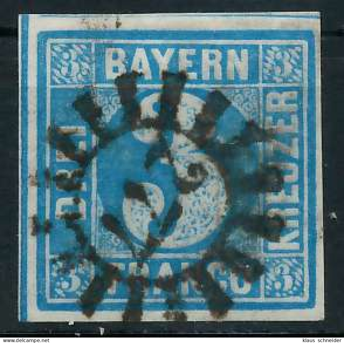 BAYERN MÜHLRADSTEMPEL AUF Nr 2II GMR 277 ZENTR- X6E7D52 - Used