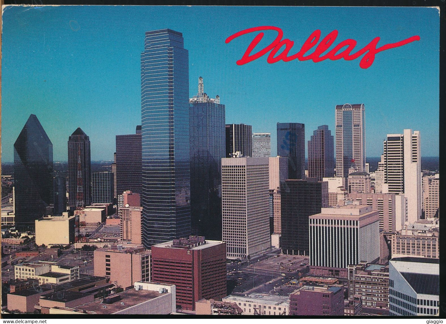 °°° 30971 - USA - TX - DALLAS - VIEW OF DOWNTOWN - 1988 With Stamps °°° - Dallas