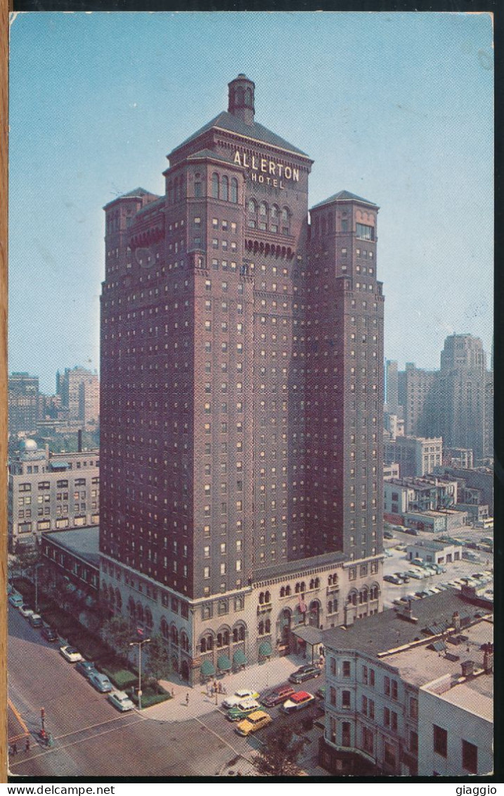 °°° 30972 - USA - IL - CHICAGO - ALLERTON HOTEL - 1956 With Stamps °°° - Chicago