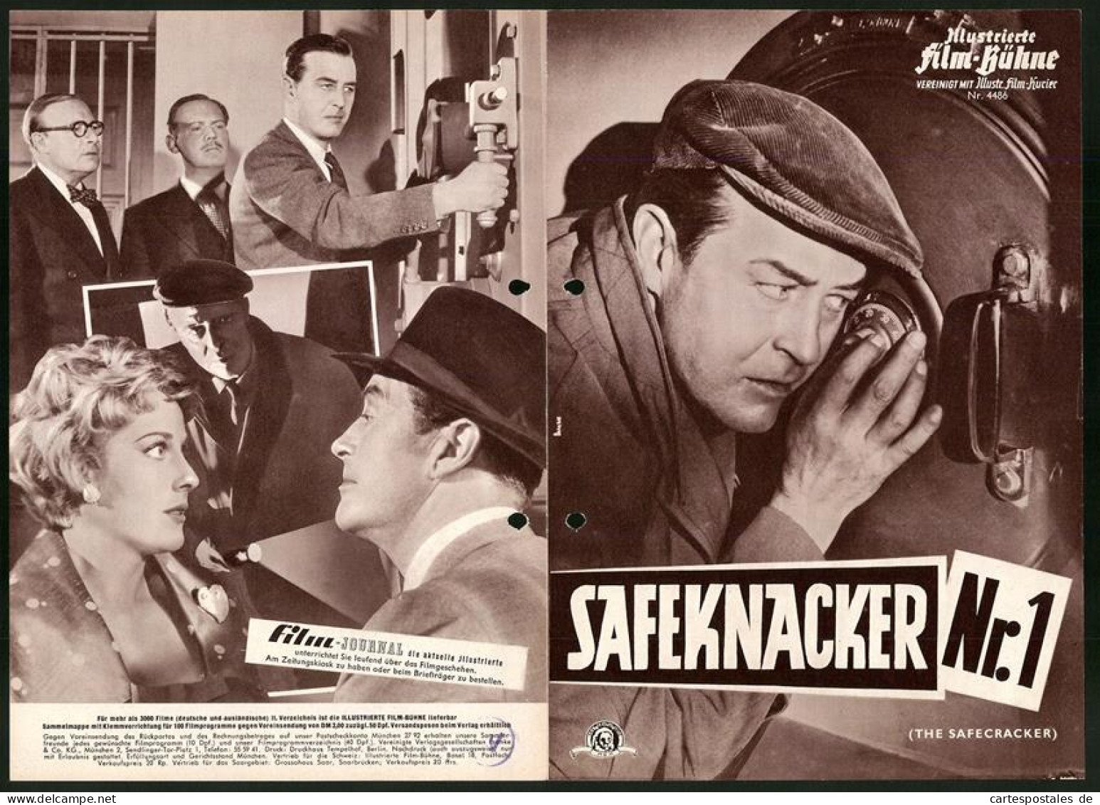Filmprogramm IFB Nr. 4486, Safeknacker Nr. 1, Ray Milland, Barry Jones, Regie: Ray Milland  - Zeitschriften