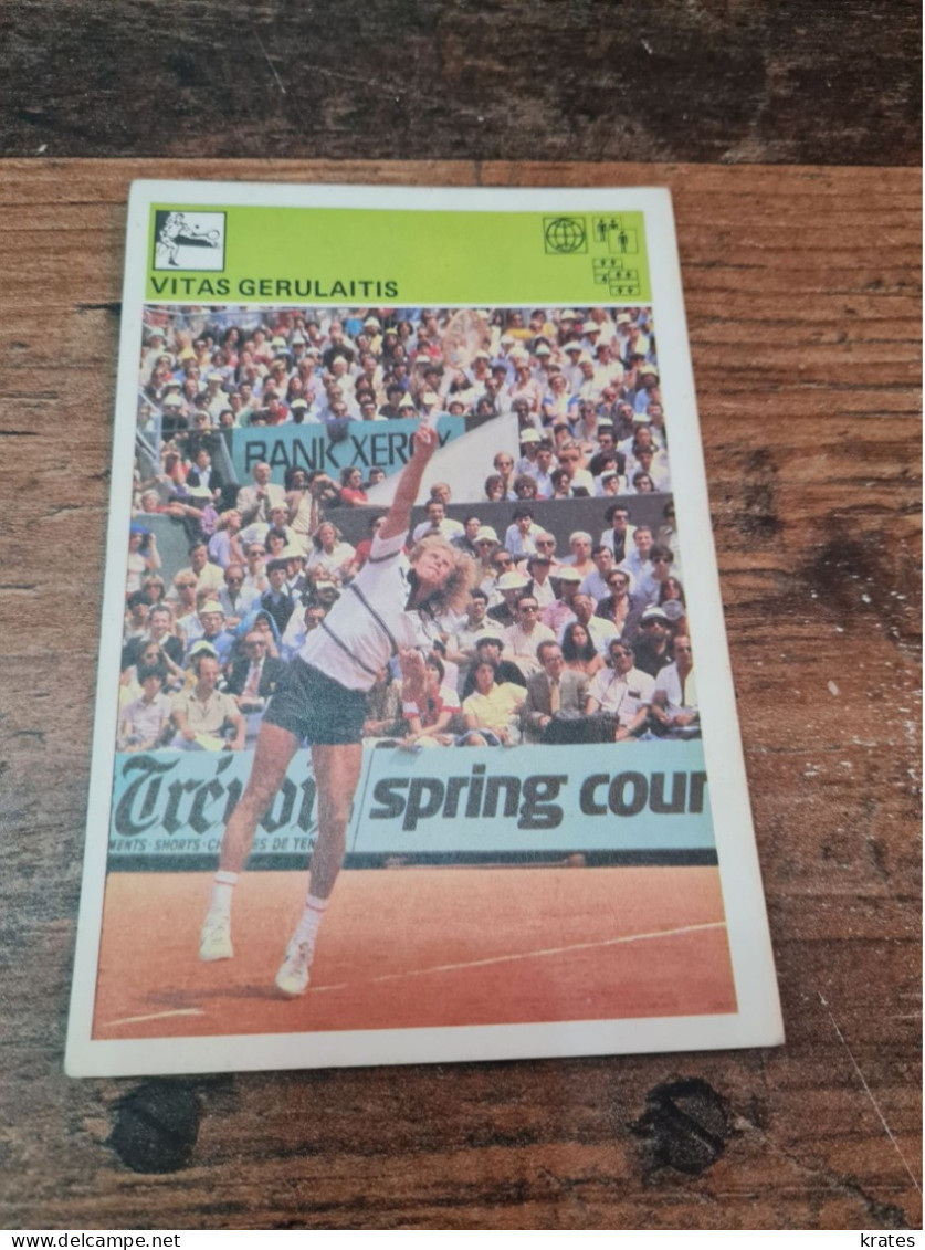 Svijet Sporta Card - Vitas Gerulaitis   237 - Tennis