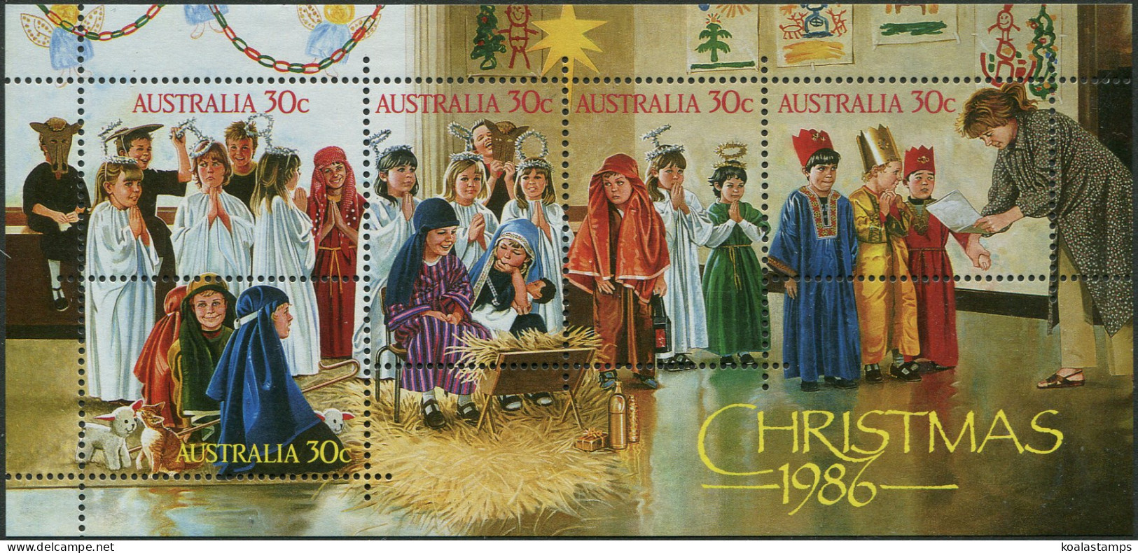 Australia 1986 SG1043 Christmas MS MNH - Otros & Sin Clasificación