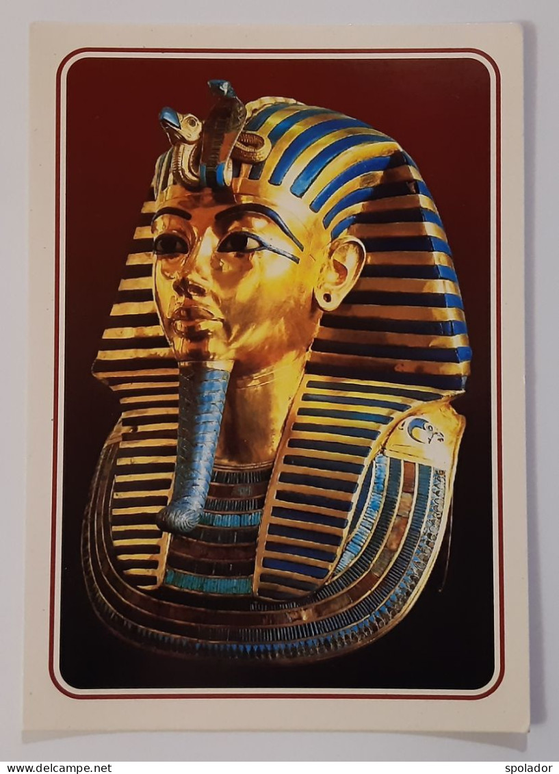 EGYPT-The Golden Mask Of Tutankhamoun-Vintage Postcard-unused - Andere & Zonder Classificatie