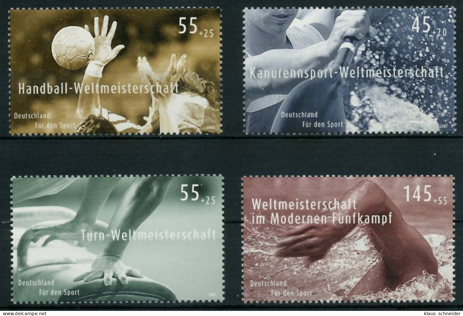 BRD BUND 2007 Nr 2578 2585-2587 Postfrisch S3EF382 - Unused Stamps